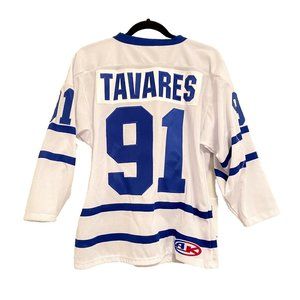 Youth XL Tavares Jersey #91 Maple Leafs Ice Hockey Kids Hockey Jersey